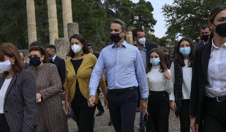 Κυριάκος Μητσοτάκης από Αρχαία Ολυμπία: Οι πυρόπληκτοι στηρίζονται στο ακέραιο