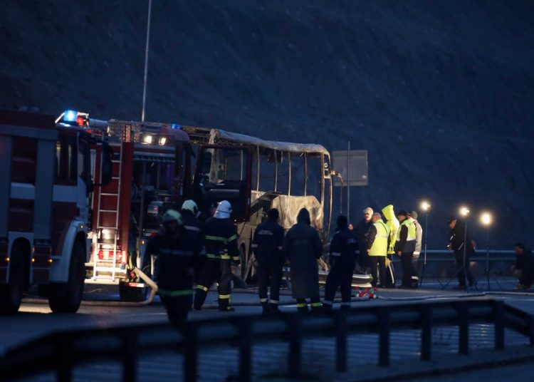 Βουλγαρία: Φωτιά σε λεωφορείο από την Βόρεια Μακεδονία – 45 νεκροί, ανάμεσά τους και παιδιά