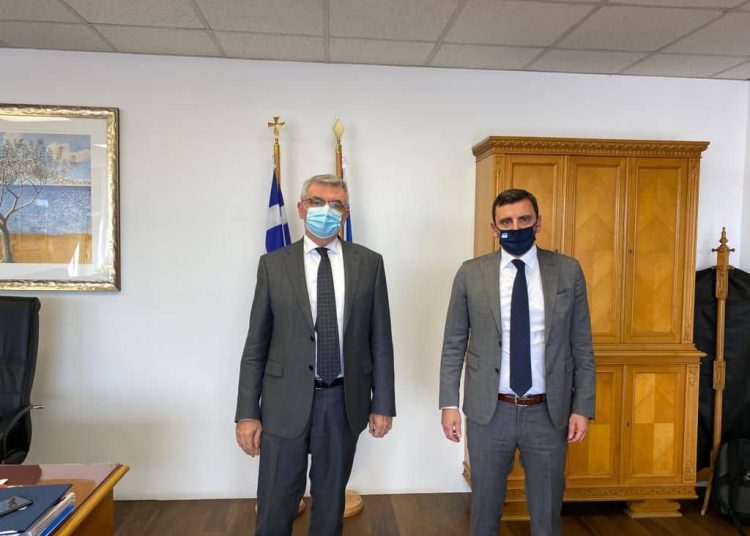 Συνάντηση Ανδρέα Νικολακόπουλου με Υφυπουργό Εργασίας Παν. Τσακλόγλου