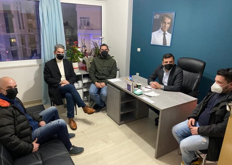 Συνάντηση Νικολακόπουλου με Σωματείο εστίασης Πύργου “ΔΙΟΝΥΣΟΣ”