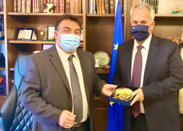 Εορτάστηκε ο Πολιούχος Πύργου Άγιος Χαράλαμπος – Επίσκεψη υπουργού Εσωτερικών Μάκη Βορίδη και συνάντηση με τον δήμαρχο Πύργου Παν. Αντωνακόπουλο