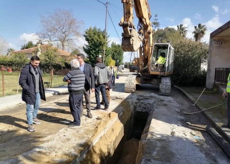 Σταφιδόκαμπος: Έναρξη εργασιών στην σύνδεση με τον βιολογικό Λεχαινών