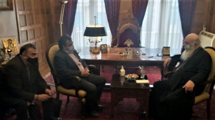 Δήμαρχος Πύργου και Αρχιεπίσκοπος σε κοινό κλίμα λύσης του θέματος εκτάσεων