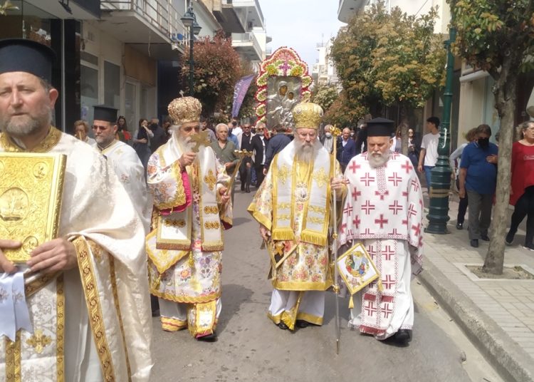 Με μεγαλοπρέπεια ο εορτασμός της Παναγίας Ζωοδόχου Πηγής στον Άγιο Αθανάσιο Πύργου