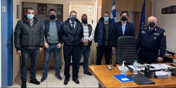 Αντιπροσωπεία του Δ.Σ της Ένωσης Αστυνομικών Υπαλλήλων Ηλείας συναντήθηκε με τον νέο Αστυνομικό Διευθυντή