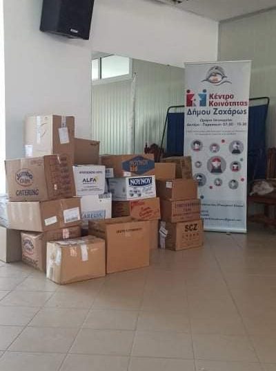 Δήμος Ζαχάρως: Έστειλε 58 δέματα με είδη πρώτης ανάγκης στην Ουκρανία