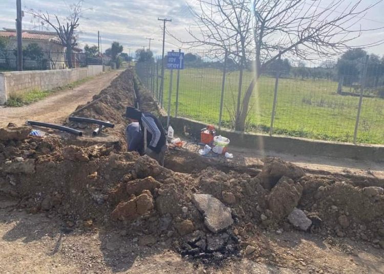 Αντικατάσταση παλιού δικτύου ύδρευσης σε Αετοράχη & Μπόρσι