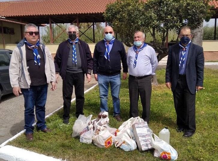 Παλαιοί Πρόσκοποι Ηλείας: Προσφορά αγάπης ενόψει εορτών Πάσχα στο ίδρυμα Βασιλειάδα