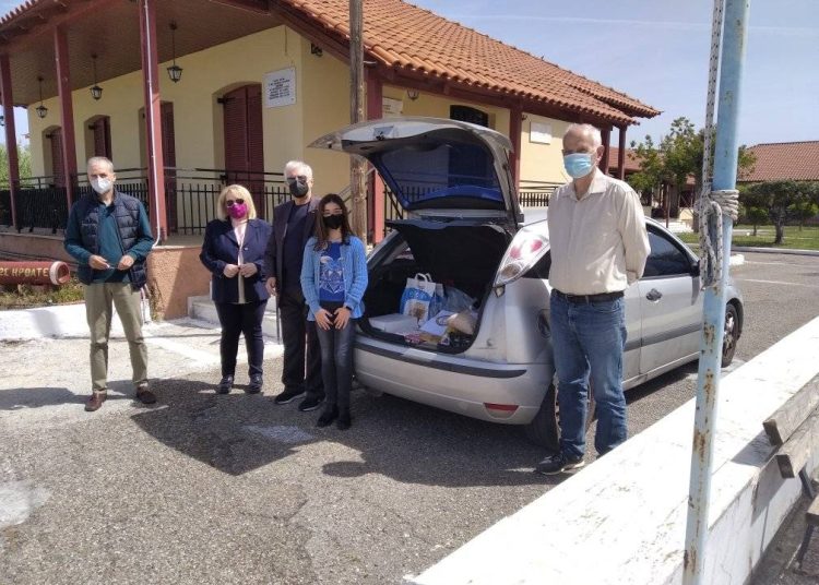 Ο Πολιτιστικός Σύλλογος Τραπεζικών Ηλείας προσέφερε τρόφιμα στο άσυλο Βασιλειάδα