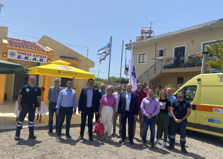 Κουρτέσι: Εγκαινιάστηκε ο νέος σταθμό του ΕΚΑΒ