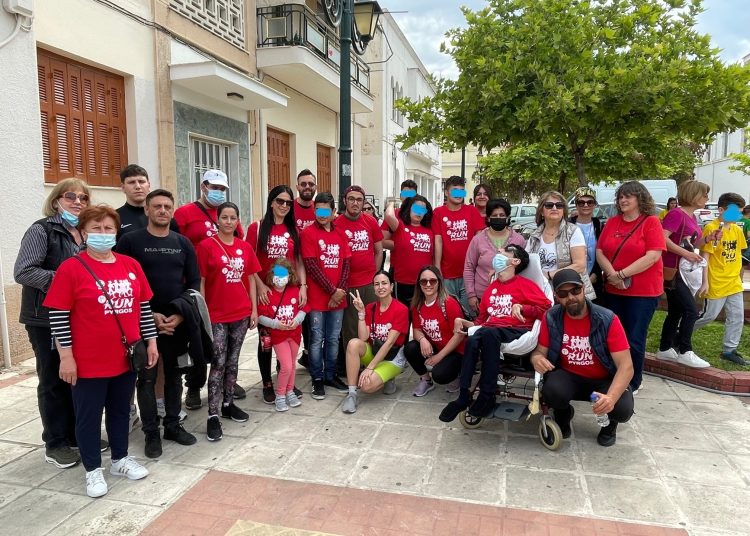 Το ΚΔΑΠ μεΑ «ΗΛΙΑΝΘΟΣ» στο 1ο RUN PYRGOS