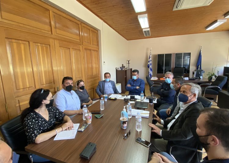 Σύσκεψη με Υπουργείο Μετανάστευσης για την αντιπυρική περίοδο στη Δομή Μεταναστών Μυρσίνης