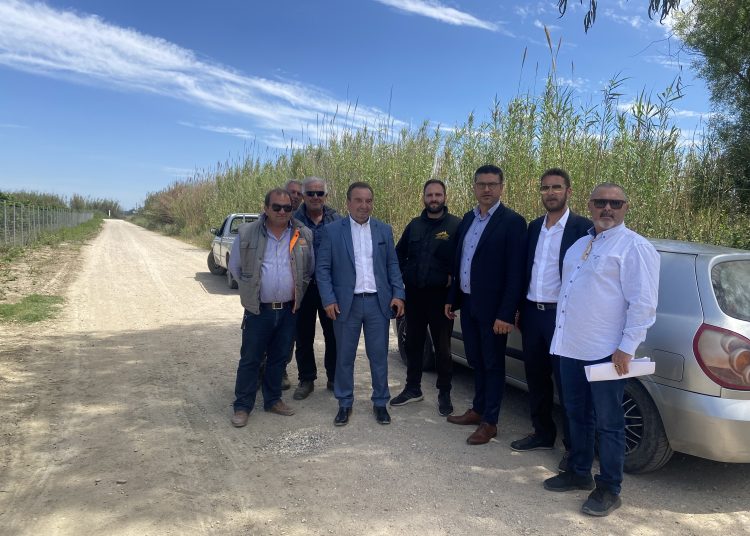 Εγκατάσταση εργολάβου στο έργο Βελτίωση Αγροτικής Οδοποιίας Μυρσίνης – Ανδραβίδας