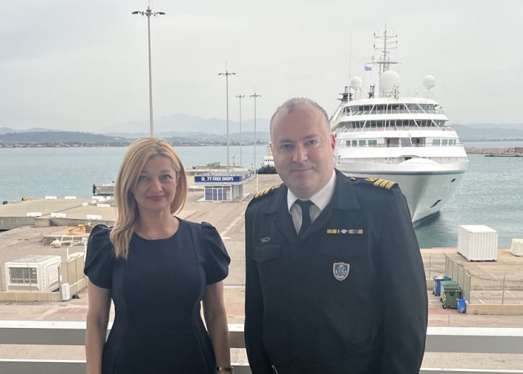 Συνάντηση Δ. Αυγερινοπούλου με τον νέο Λιμενάρχη Κατακόλου