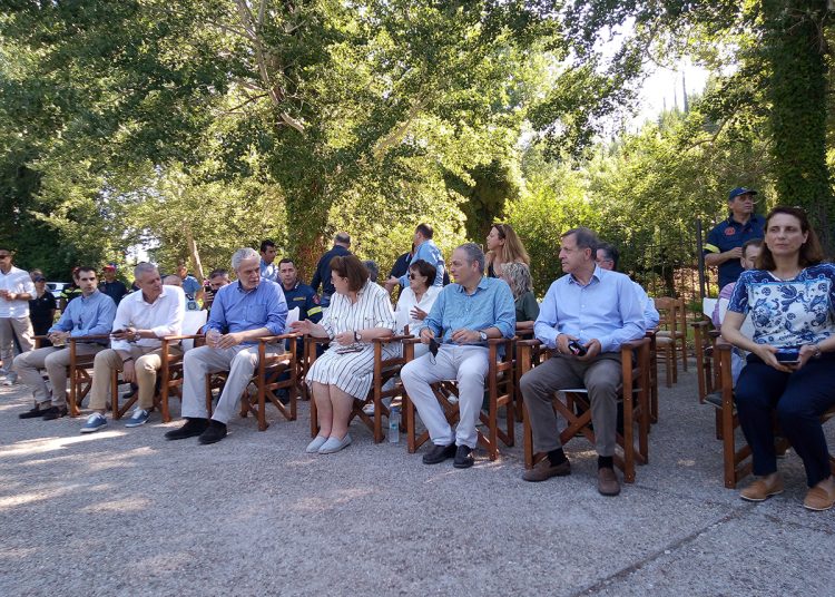 Άσκηση οργανωμένης προληπτικής απομάκρυνσης στην Αρχαία Ολυμπία