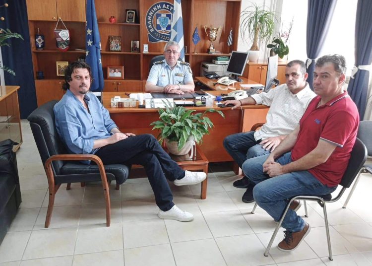 Συνάντηση Ένωσης Αστυνομικών Ηλείας με κ.Σακελλαρόπουλο και κ.Μαρτζάκλη