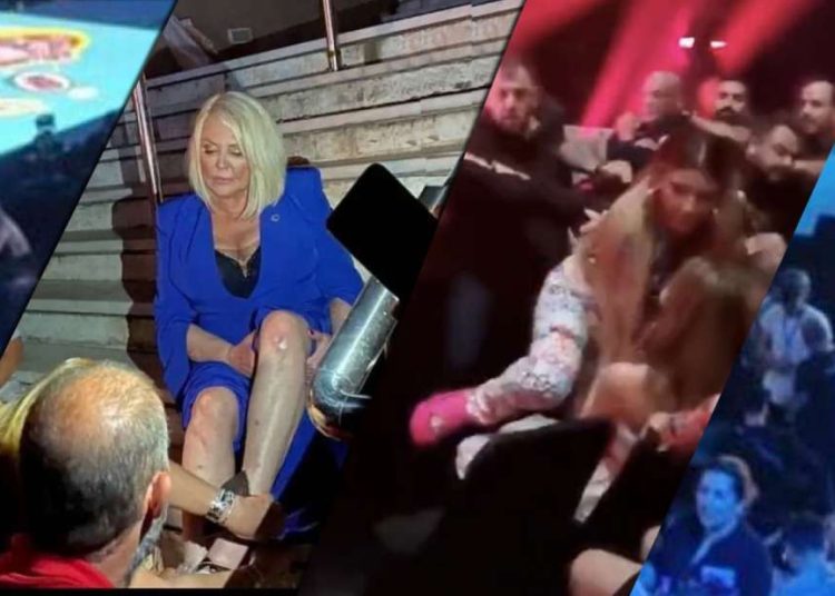 Mad Video Music Awards 22: Τραυματίστηκε η Κορομηλά, φυγάδευσαν την Παπαρίζου