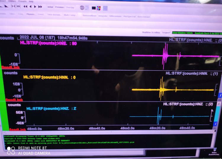 Tοποθετήθηκε Σεισμολογικός σταθμός στο Στρέφι