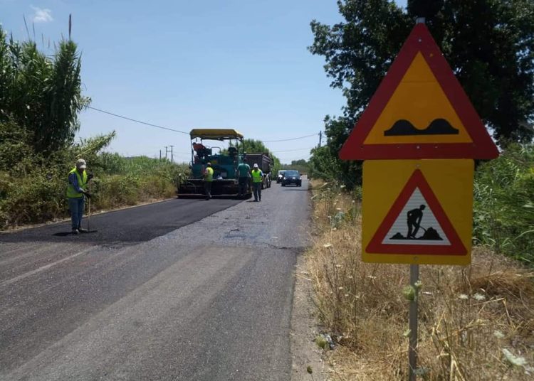 Ξεκίνησε η ασφαλτόστρωση στην συνδετήρια οδό Πύργου-Κυπαρισσίας-Ολυμπίας