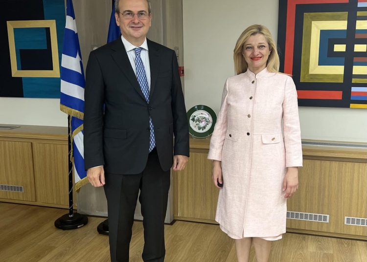 Συνάντηση Αυγερινοπούλου – Χατζηδάκη για την αντιμετώπιση της ανεργίας Ηλείας