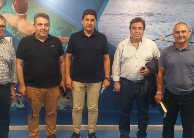 Συνάντηση δημάρχου Πύργου με τον Υφ. Αθλητισμού Λευτέρη Αυγενάκη – Υποβολή φακέλου με ώριμες μελετητικά προτάσεις για χρηματοδοτήσεις