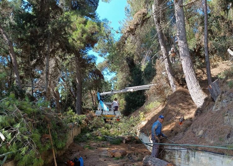 Κατάκολο: Ξεκίνησαν οι παρεμβάσεις για τις κατολισθήσεις στο βουνό