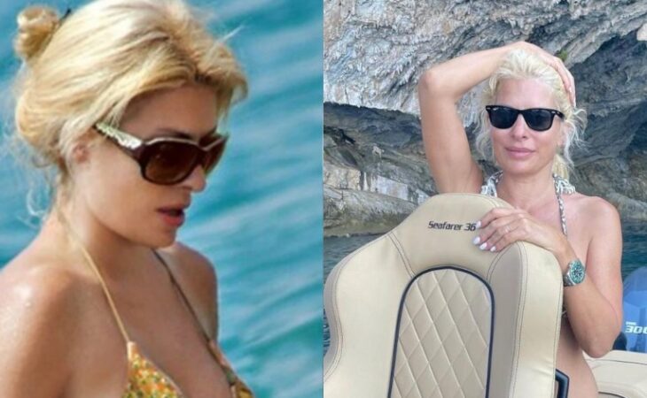 Στο Ιόνιο η Ελένη Μενεγάκη-Δείτε την με μαγιό να απολαμβάνει τις διακοπές