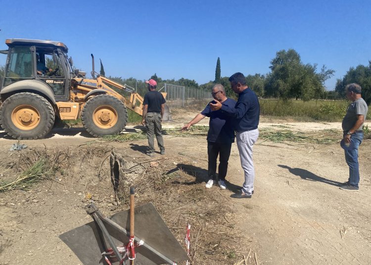 Συνεχίζεται η αντιπλημμυρική θωράκιση της Ανδραβίδας