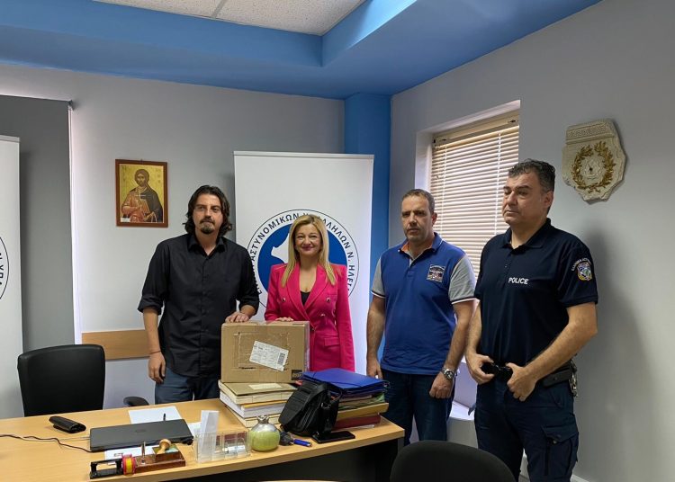 Διονυσία Αυγερινοπούλου: Έκανε δωρεά εξοπλισμού τελευταίας τεχνολογίας στην Αστυνομία Ηλείας