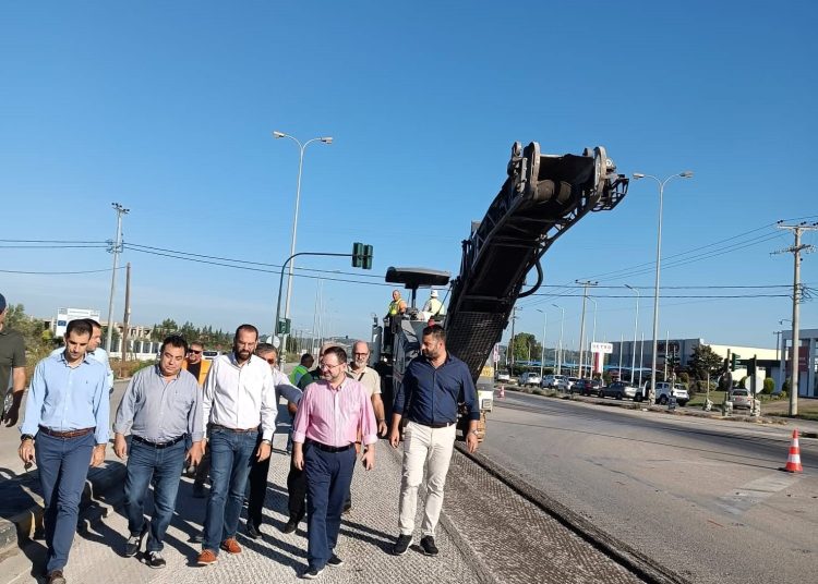 Ο δήμαρχος Πύργου Παν. Αντωνακόπουλος στην αυτοψία των έργων της Π.Δ.Ε. – «Αίτημα δεκαετιών γίνεται πράξη γιατί υπάρχει καλή συνεργασία»