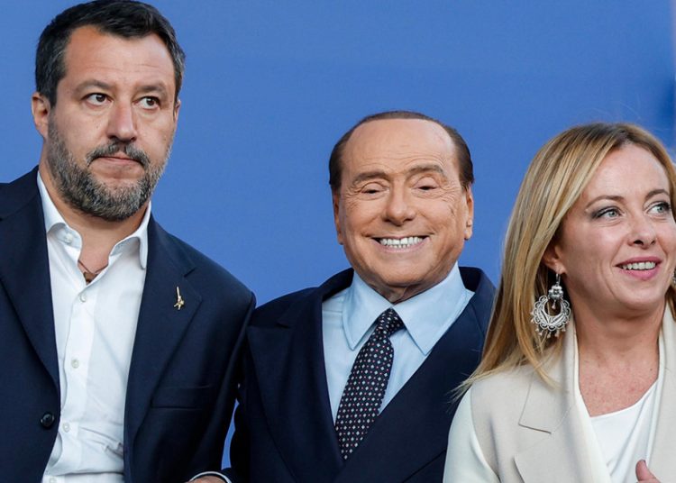 Ιταλία: Πρώτο κόμμα η ακροδεξιά-Νίκη με 44,1% για συνασπισμό Μελόνι-Σαλβίνι-Μπερλουσκόνι