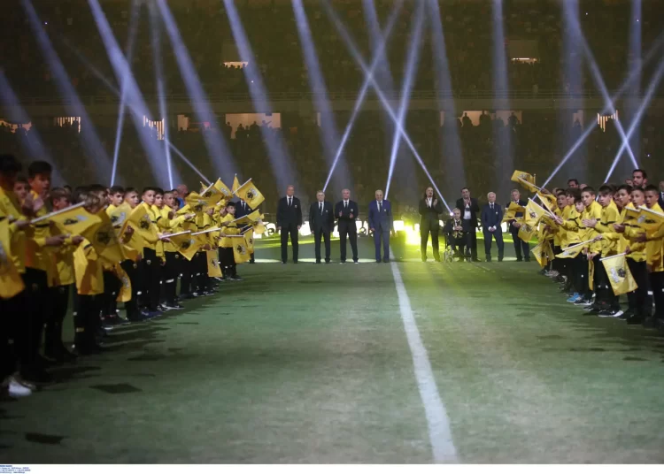OPAP Arena: τα εγκαίνια στο νέο γήπεδο της ΑΕΚ – Συγκινητικές στιγμές με τον Κώστα Νεστορίδη