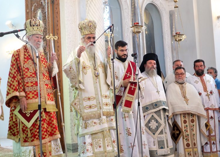 Αποχαιρετιστήρια Θεία Λειτουργία του Σεβασμιωτάτου Μητροπολίτου Ηλείας κ.κ. Γερμανού στον Μητροπολιτικό Ιερό Ναό Αγίου Νικολάου Πύργου.(φωτο)