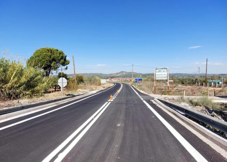 Δ. Πύργου: Ολοκληρώθηκε και δίνεται προς χρήση η συνδετήρια οδός Ε.Ο Πύργου-Αρχαίας Ολυμπίας με την Ε.Ο. Πύργου-Κυπαρισσίας