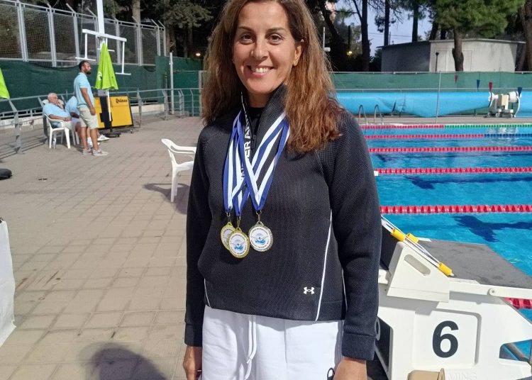 Επειός Ήλιδας Τριπλή διάκριση για την Καλογεροπούλου στο «V International Masters Swimming Meet