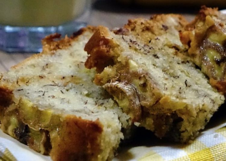 Κέικ μπανάνας με φυστικοβούτυρο