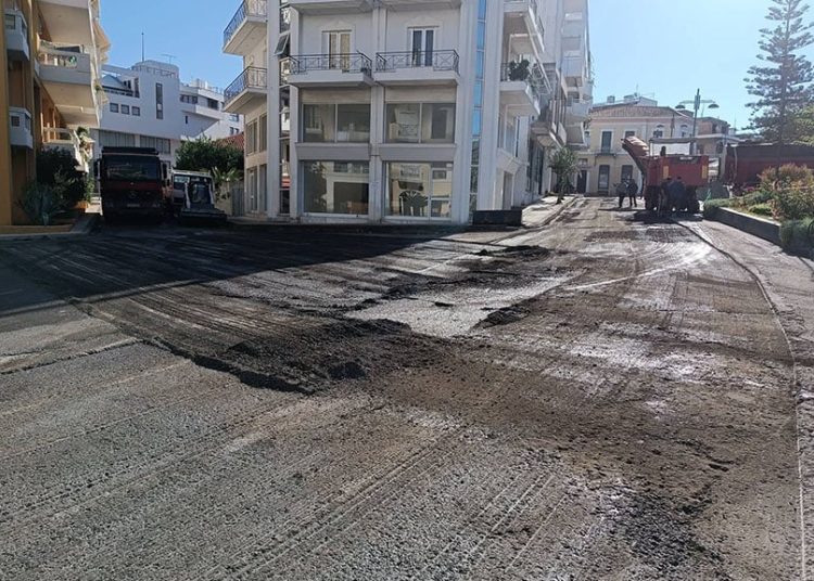 Συνεχίζονται οι ασφαλτοστρώσεις στον Πύργο