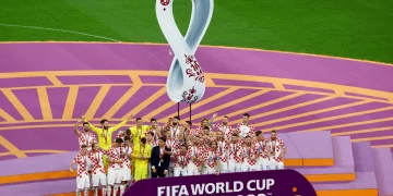 Μουντιάλ 2022: Η απονομή των μεταλλίων στην Κροατία μετά το 2-1 επί του Μαρόκου