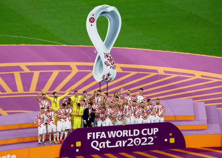 Μουντιάλ 2022: Η απονομή των μεταλλίων στην Κροατία μετά το 2-1 επί του Μαρόκου