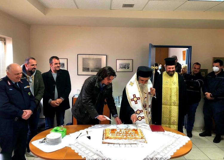 Κοπή της Πρωτοχρονιάτικης πίτας της Διεύθυνσης Αστυνομίας Ηλείας.