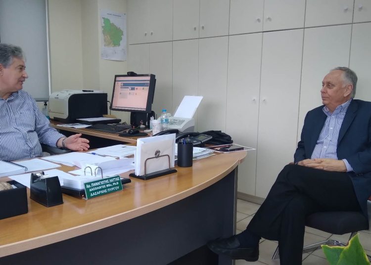 To δασαρχείο Πύργου επισκέφθηκε ο Νίκος Καλάκος