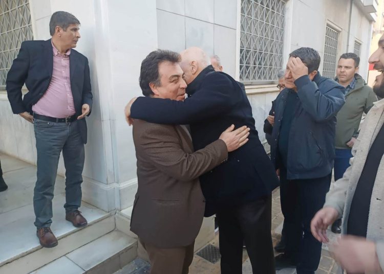 Επίσκεψη στον Δήμαρχο Πύργου του πρώην Πρωθυπουργού Γιώργου Παπανδρέου