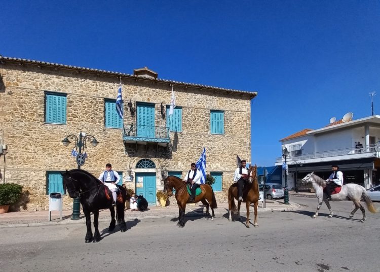 Γαστούνη-Βαρθολομιό-Τραγανό: Γιόρτασαν με τιμή την εθνική επέτειο