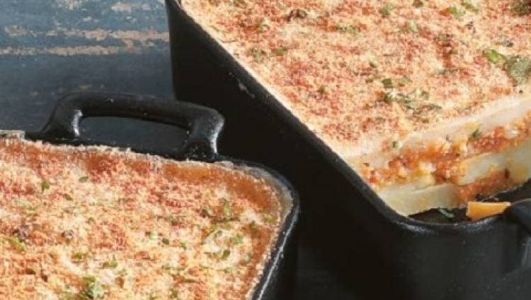 Μουσακάς νηστίσιμος με πατάτες