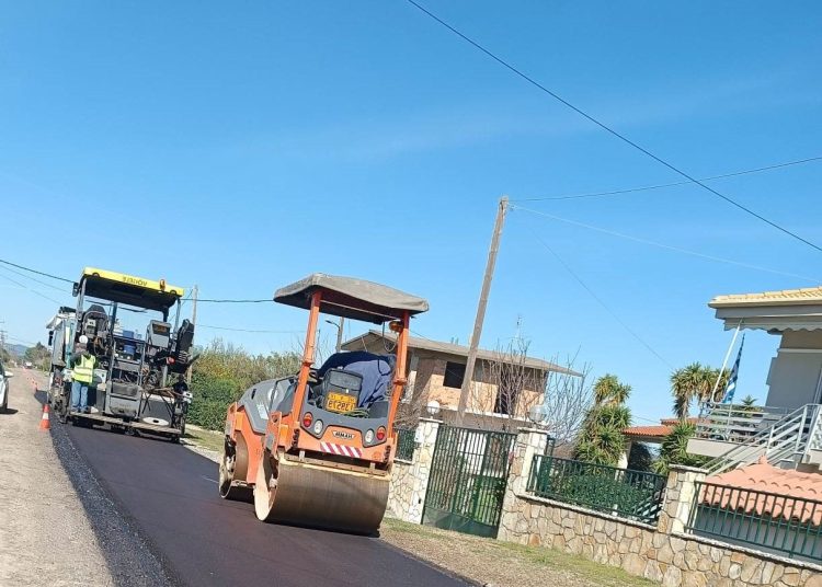Ξεκίνησαν έργα ασφαλτόστρωσης στην οδό Καταραχίου