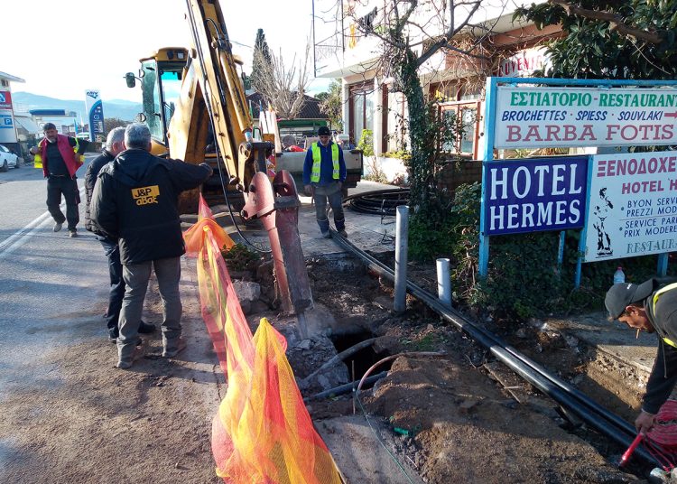 Ολυμπία: Νέο δίκτυο ύδρευσης παράλληλα με τη νέα είσοδο της πόλης