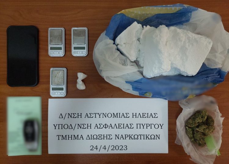 Έφερνε ναρκωτικά από Αθήνα και τα πούλαγε στην Ηλεία-75χιλιάδες ευρώ τα κέρδη