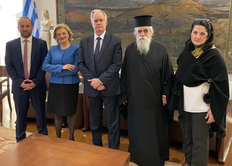 Συνάντηση Αυγερινοπούλου-Μητροπολίτη Ηλείας & Προέδρου Βουλής: Στο επίκεντρο η στήριξη του έργου της Μητροπόλεως