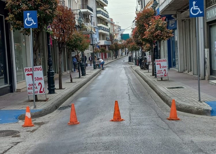 ΕΜΠΟΡΙΚΟΣ ΣΥΛΛΟΓΟΣ ΠΥΡΓΟΥ “ΕΡΜΗΣ”: Έκλεισαν την οδό Ερμού για έργα σήμερα που γίνονται τα Ανθεστήρια