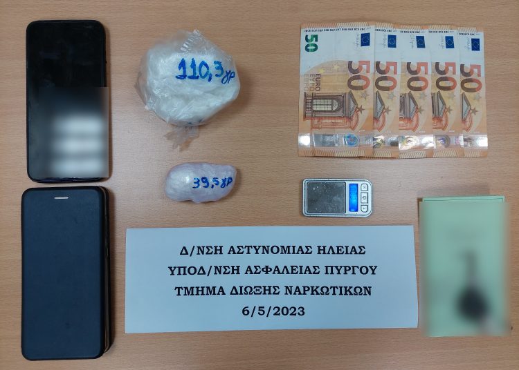 Συνελήφθη άνδρας στον Πύργο Ηλείας για διακίνηση και μεταφορά ναρκωτικών